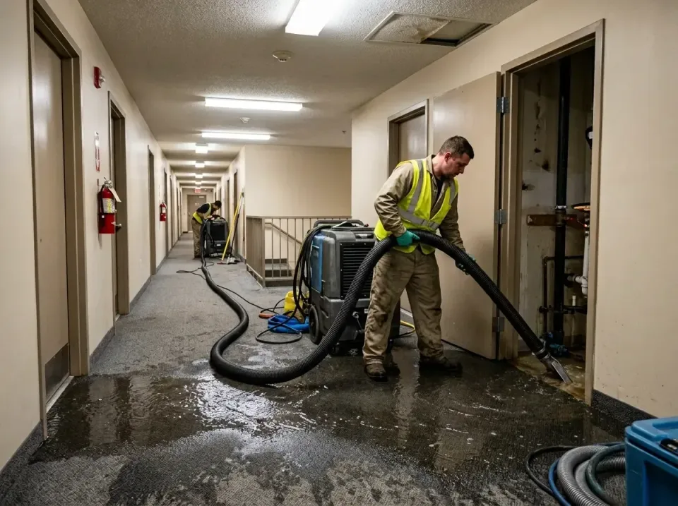multi-unit-apartment-hallway-f-005 — frequently asked questions, Emergency Burst Pipe Water Extraction & Removal in Mulvane,…